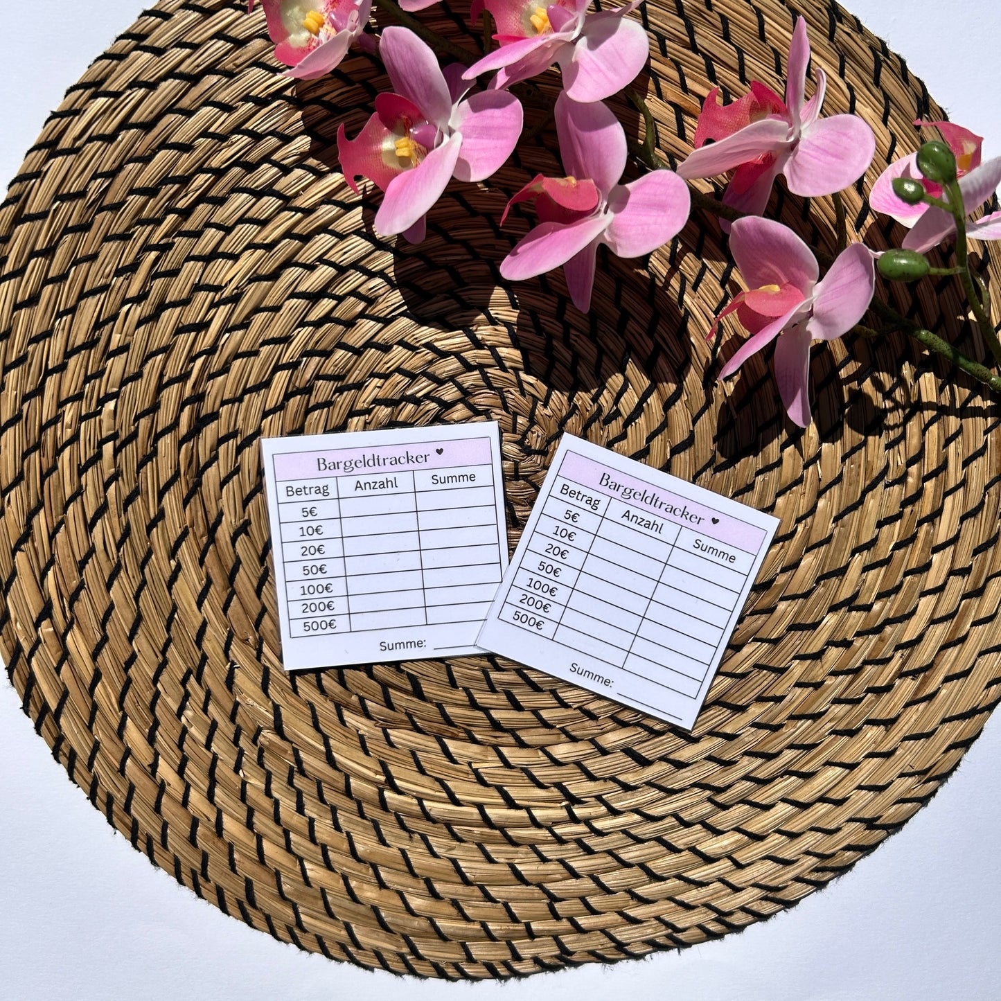 Bargeld Tracker rosa