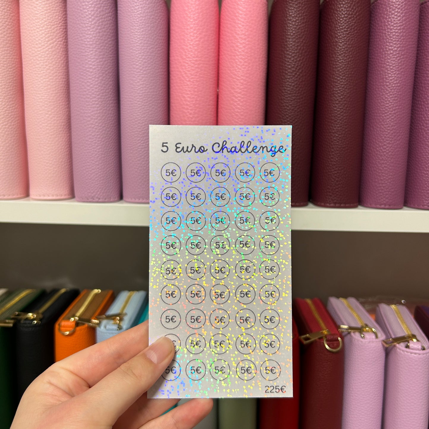 5 Euro Glitzer Sparchallenge