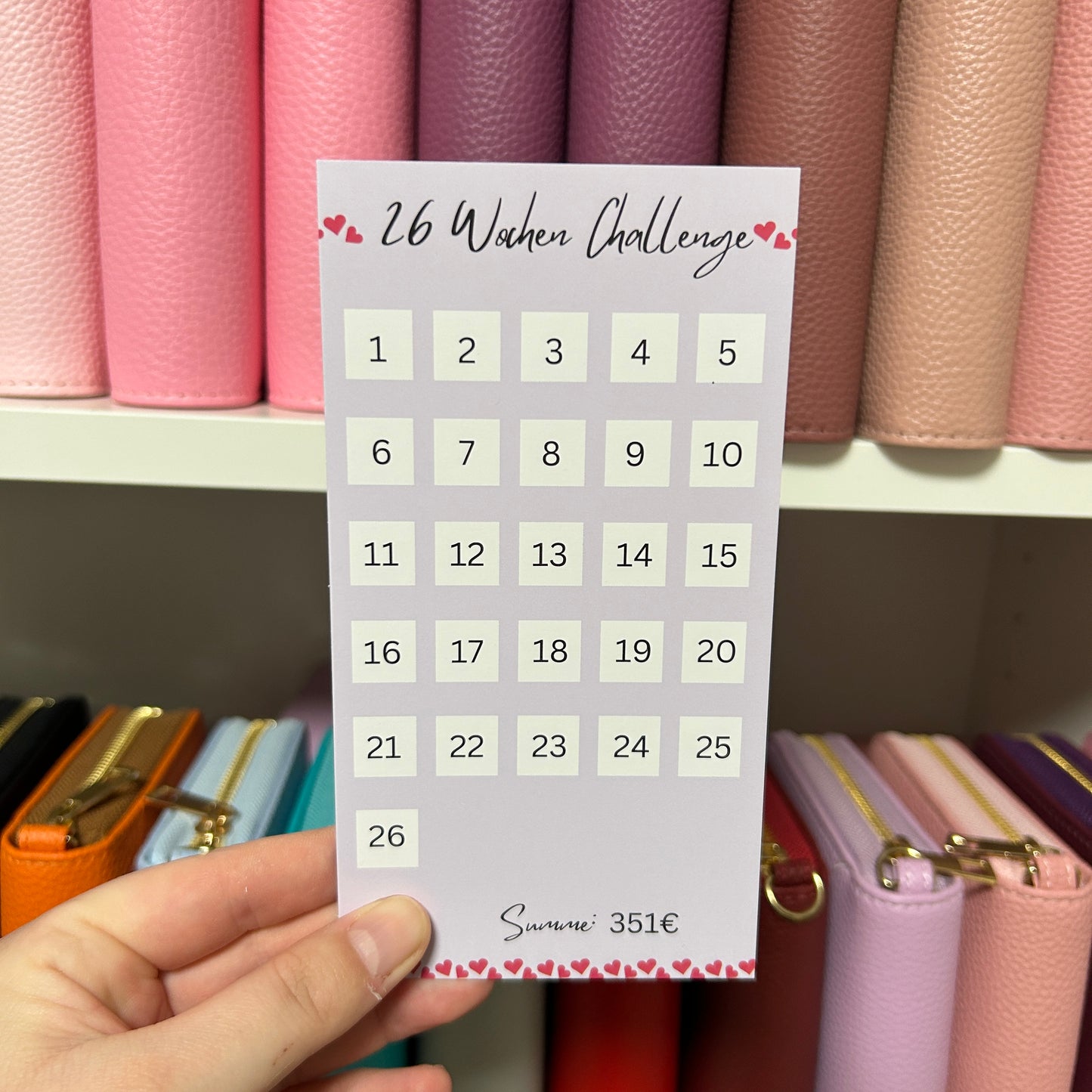 26 Wochen Sparchallenge