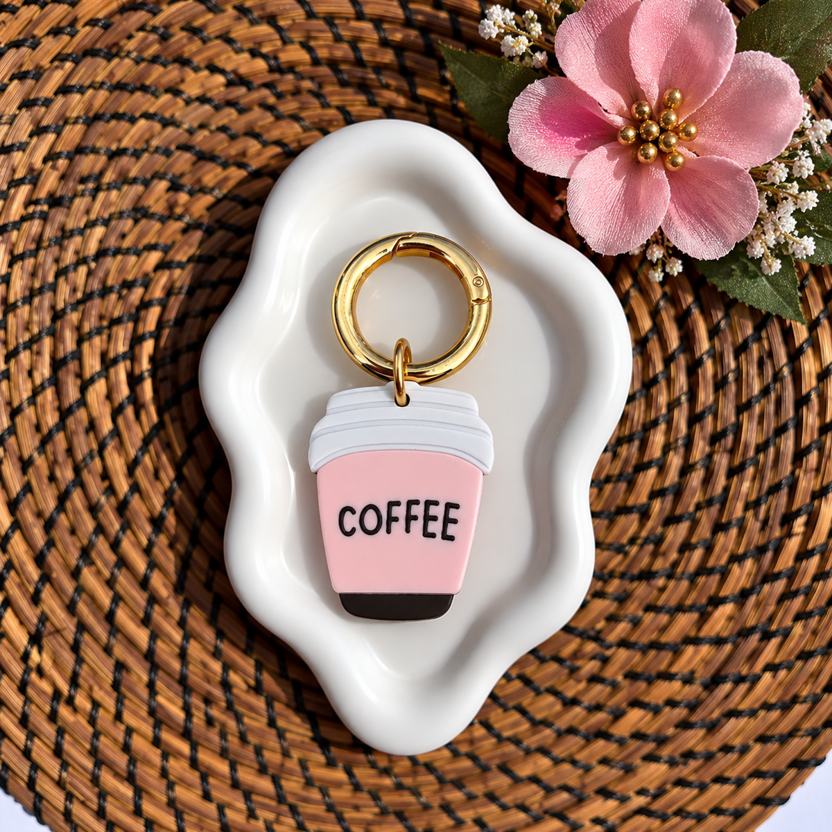 Coffee Anhänger rosa