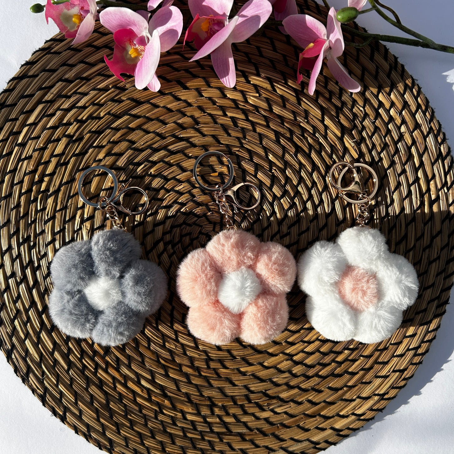 Fluffy Blumen Anhänger