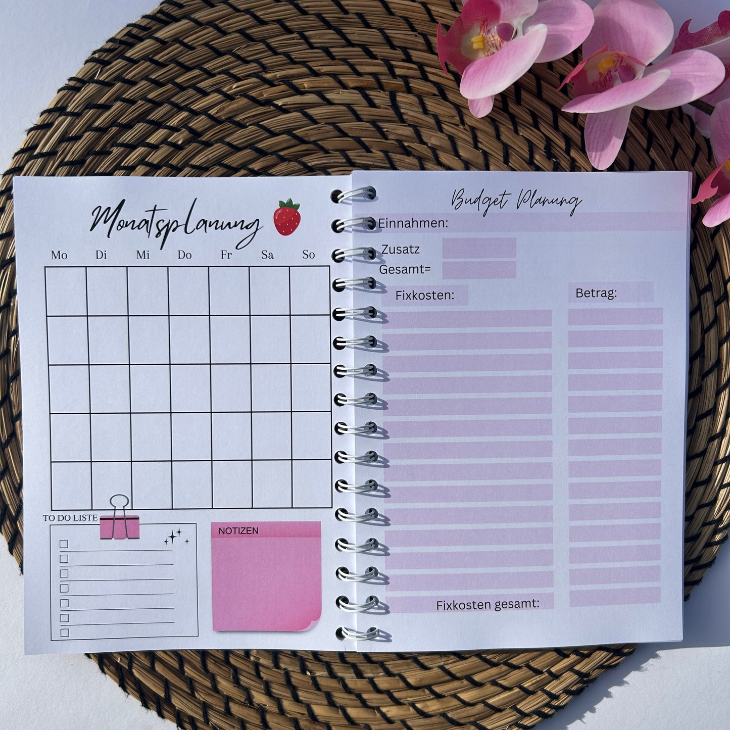 B Ware A5 Budgetplaner Ringbuch