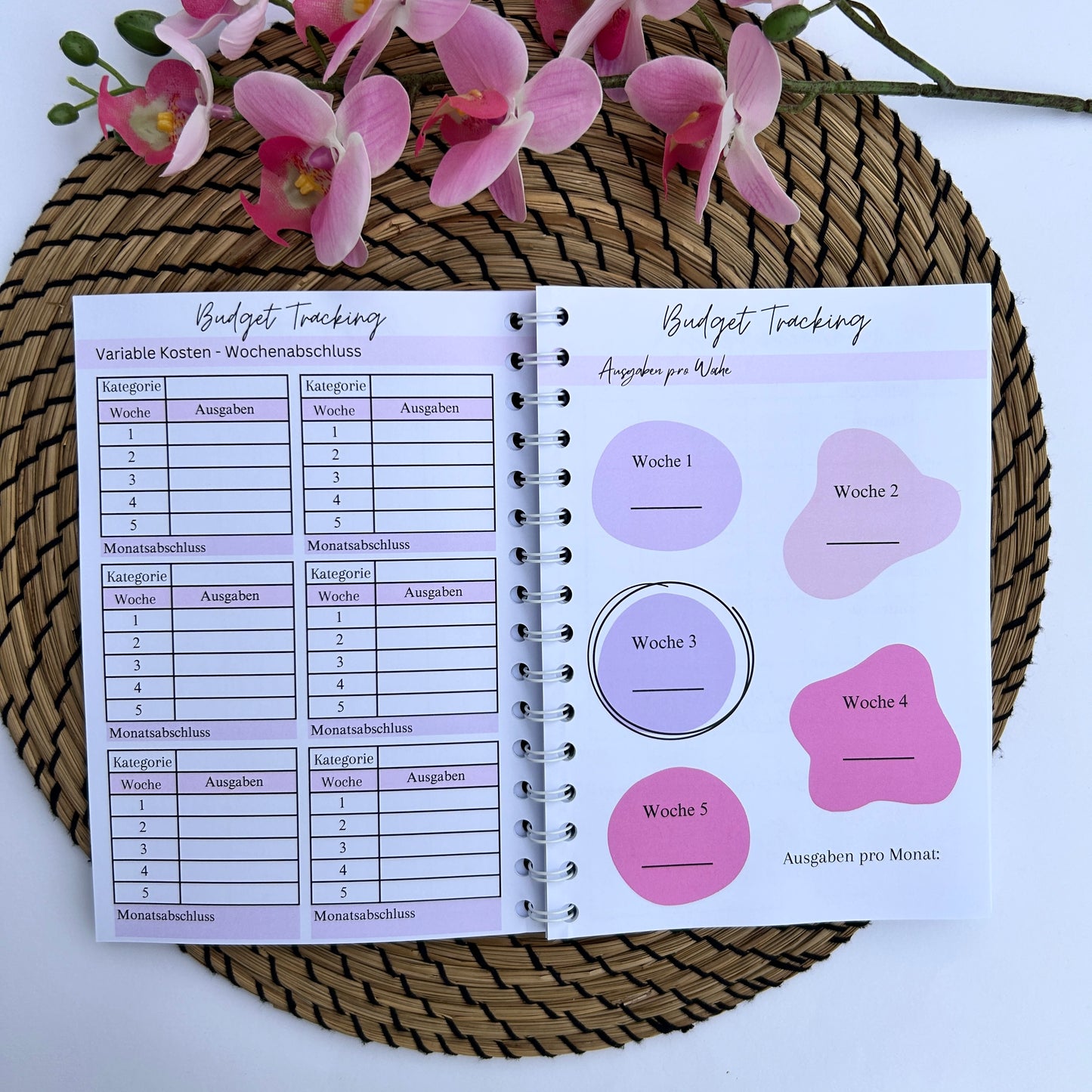 A5 Budgetplaner Ringbuch