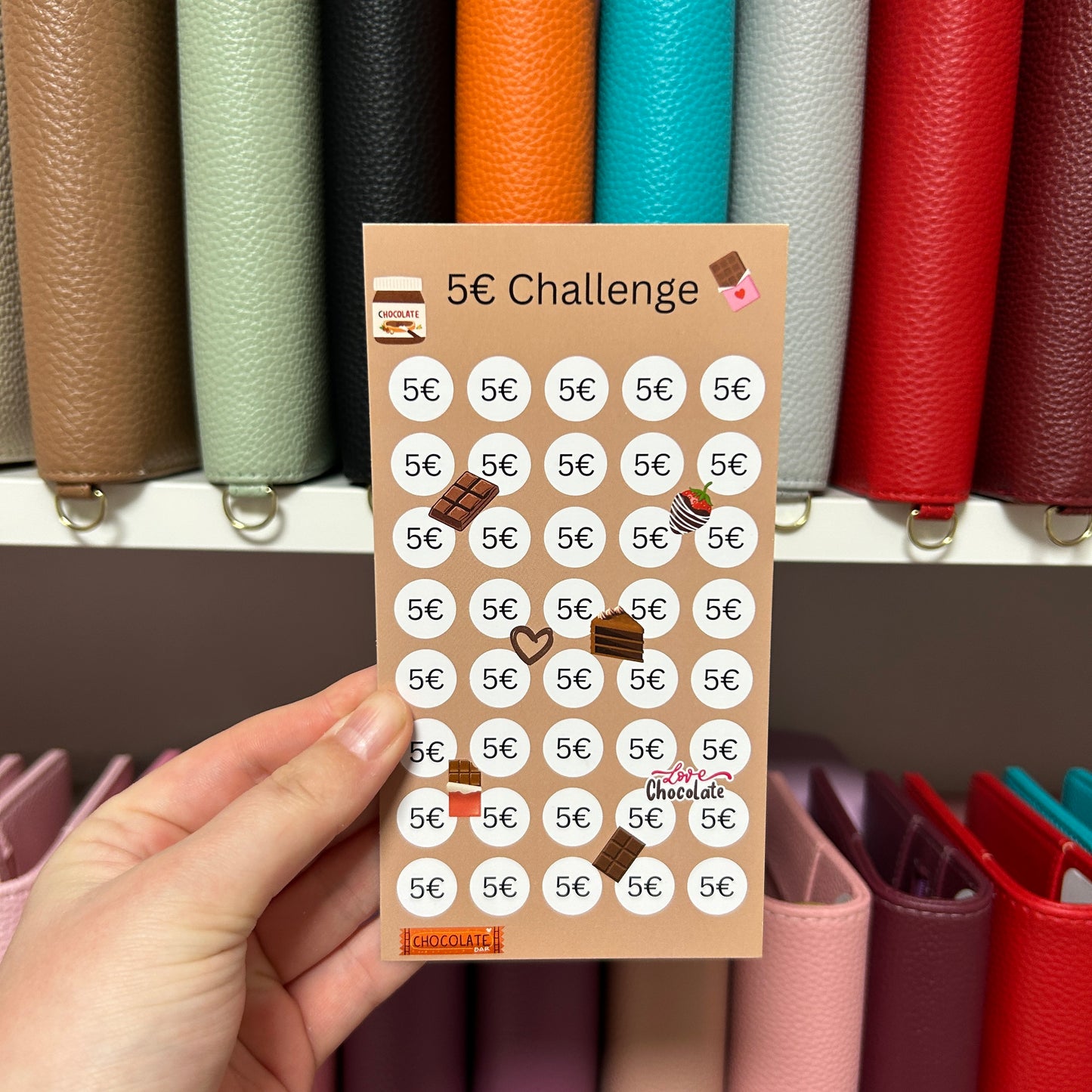 5 Euro Schoko Sparchallenge