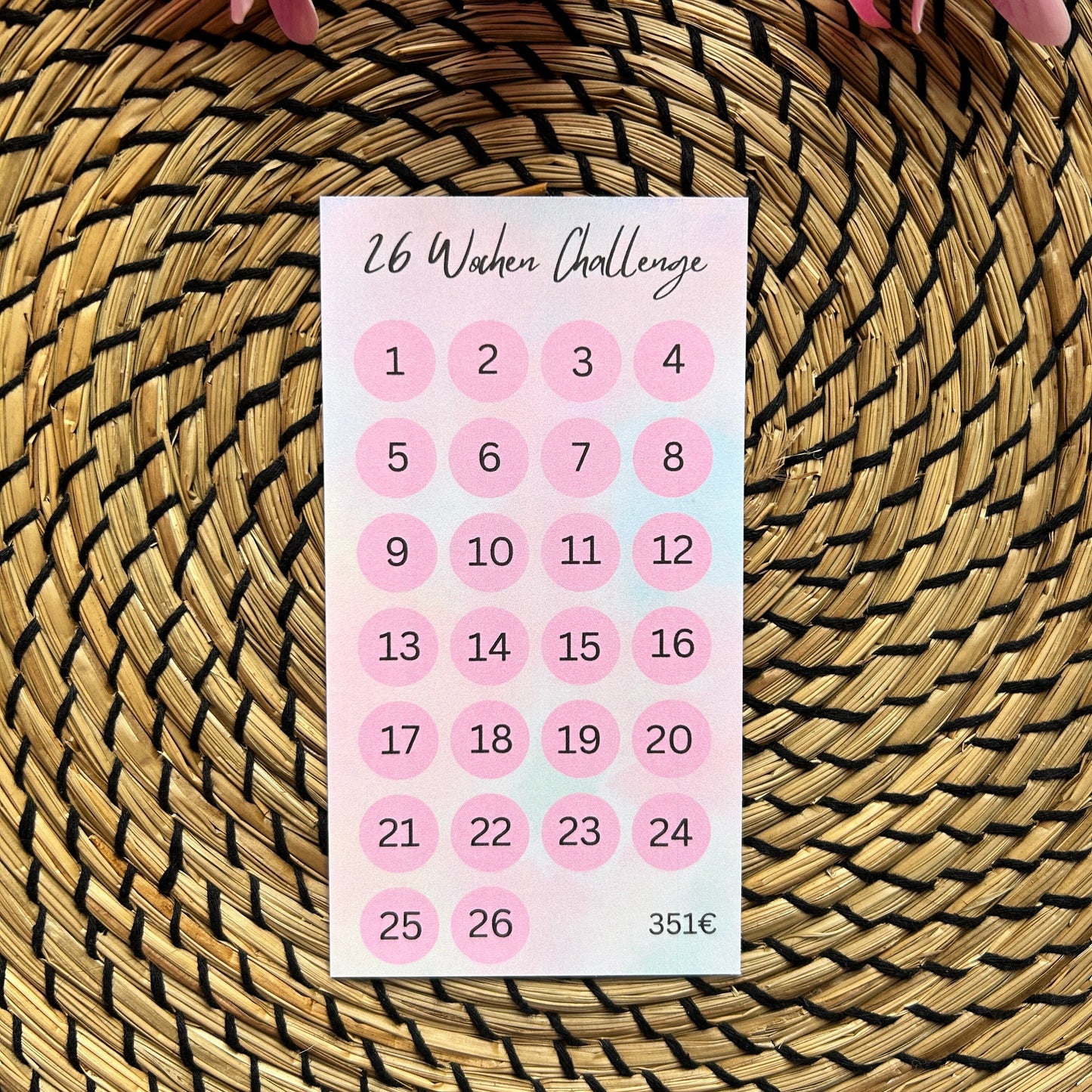 26 Wochen Sparchallenge