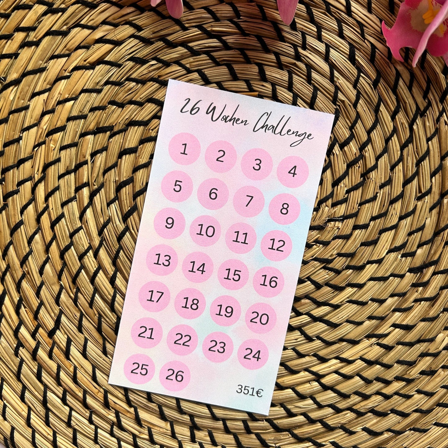 26 Wochen Sparchallenge