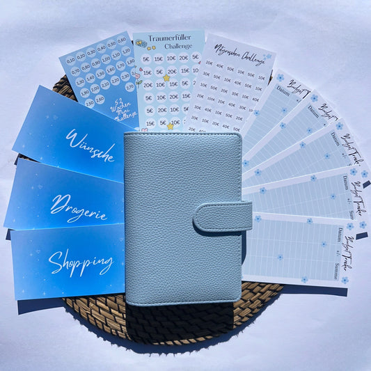 Budgetplaner Starterset Deluxe Hellblau