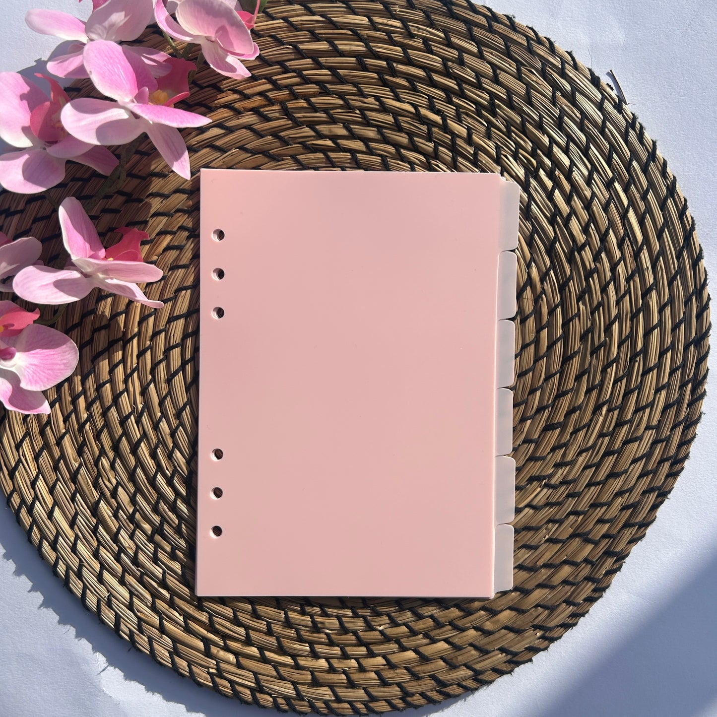 Register/ Index für den A5 Planer