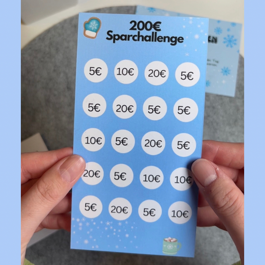 200 Euro Winter Sparchallenge
