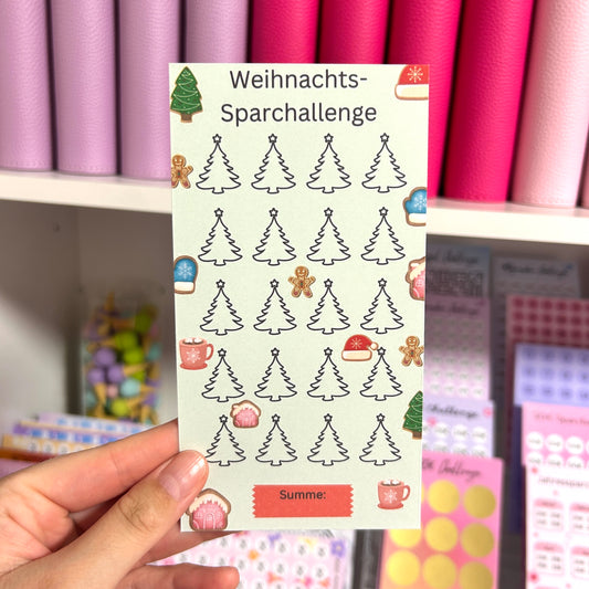 Weihnachts Sparchallenge