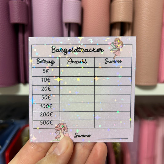 Fairy Bargeld Tracker glitzer