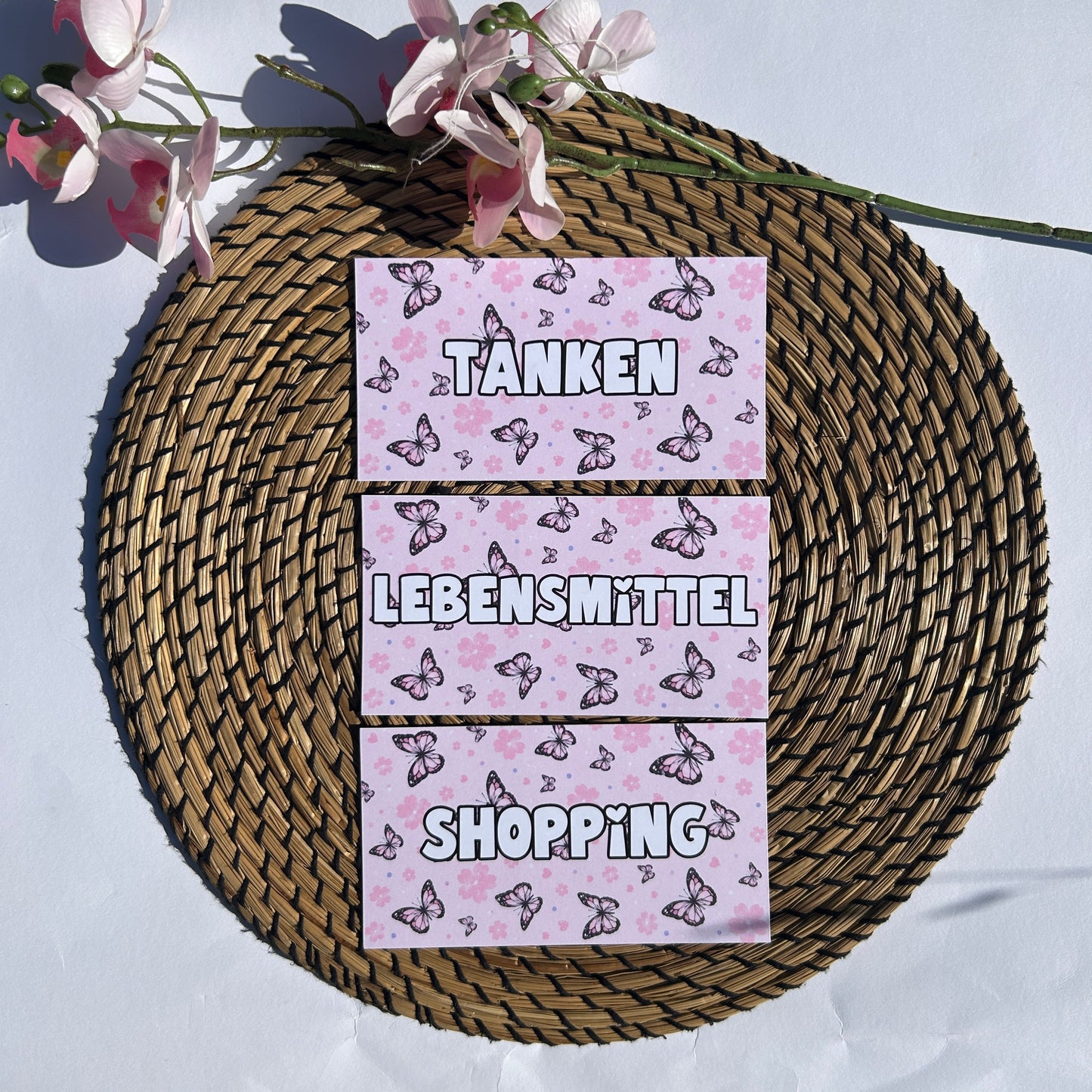 Butterfly Dashboards rosa