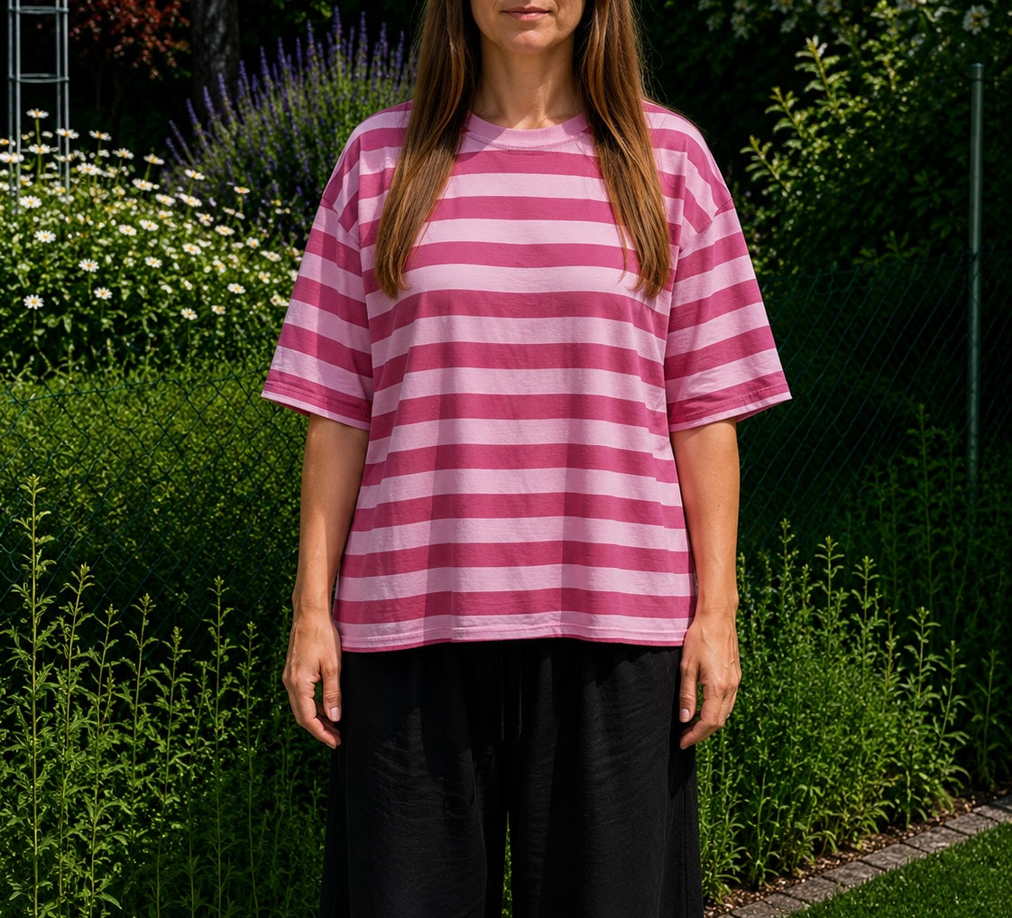 Oversize T-Shirt Big Stripes