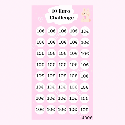 10 Euro Bunny Sparchallenge