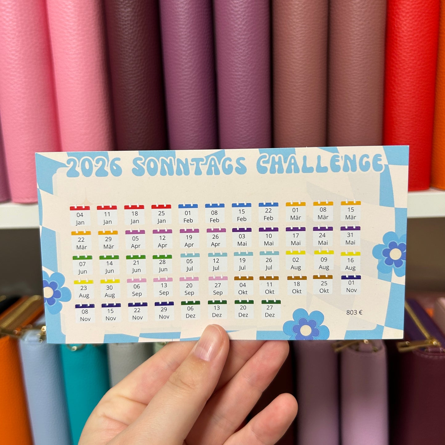 Sonntags Sparchallenge für 2026