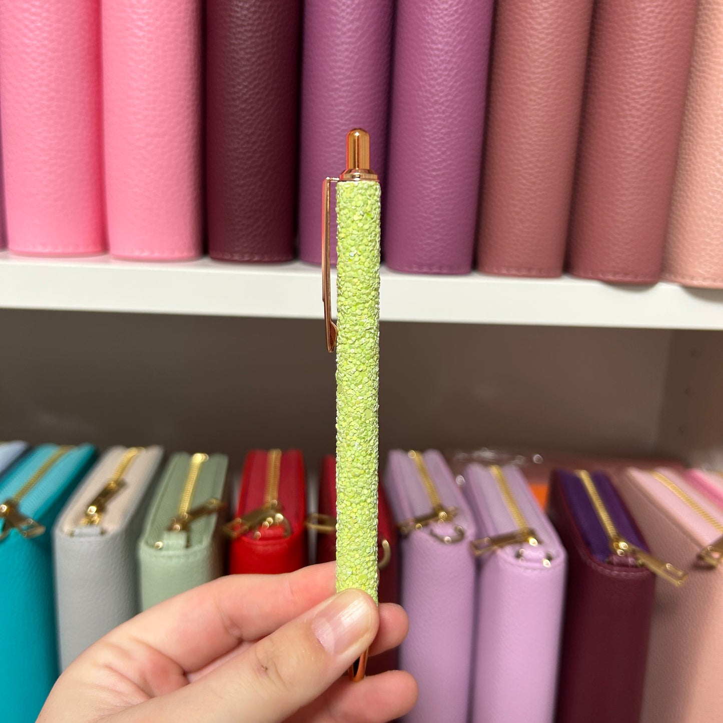 Glitzer Kugelschreiber