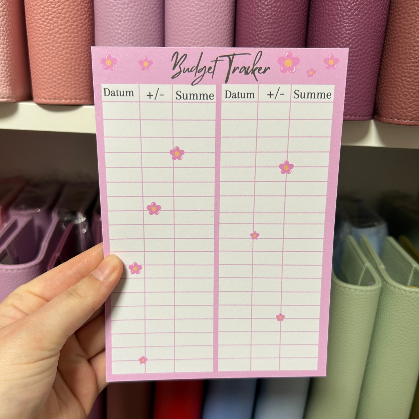 A5 Budget Tracker