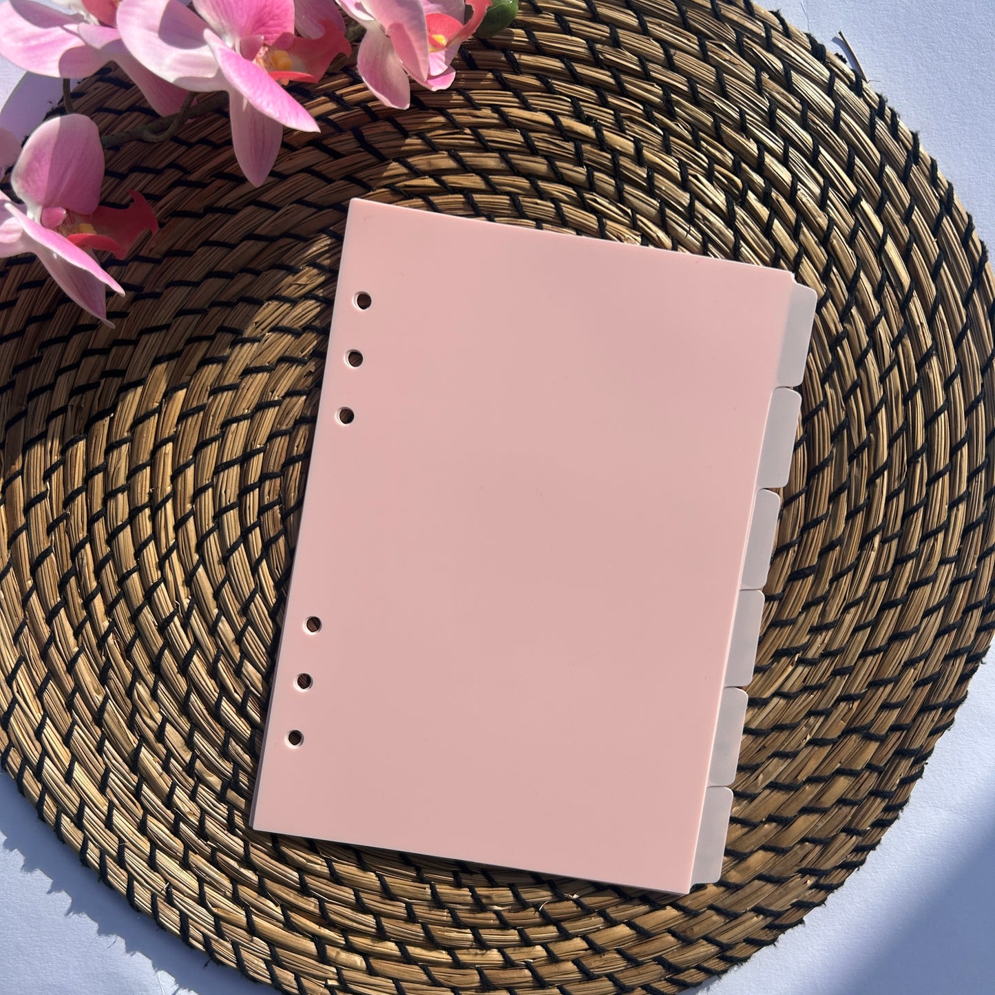 Register/ Index für den A5 Planer