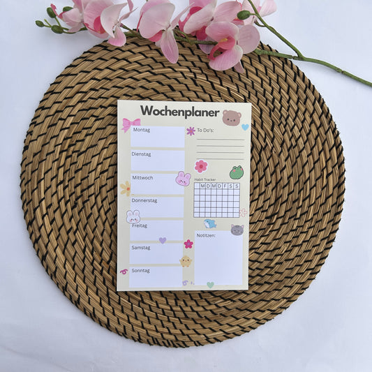Wochenplan süß