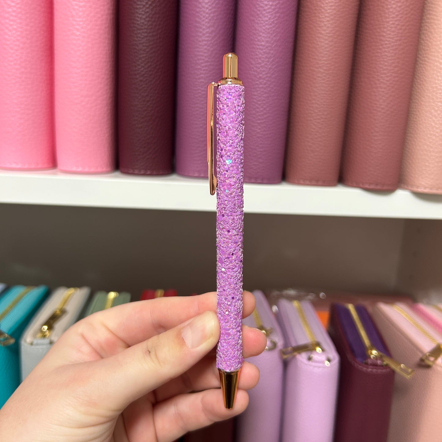 Glitzer Kugelschreiber