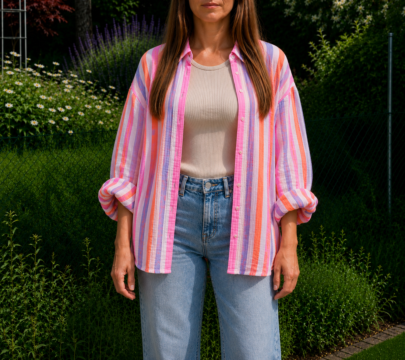 Musselinbluse