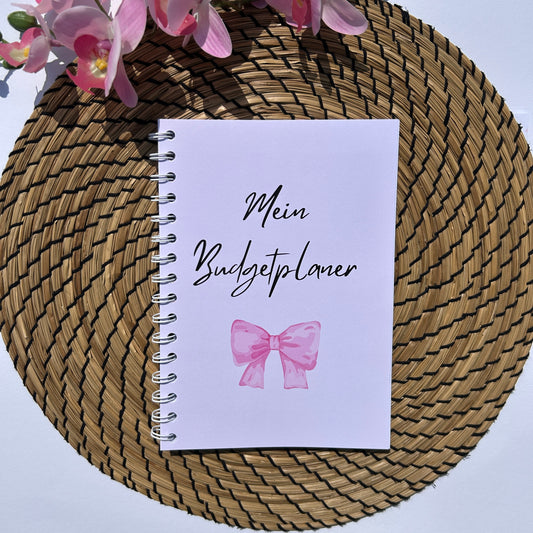 Budgetplaner Ringbuch Schleife