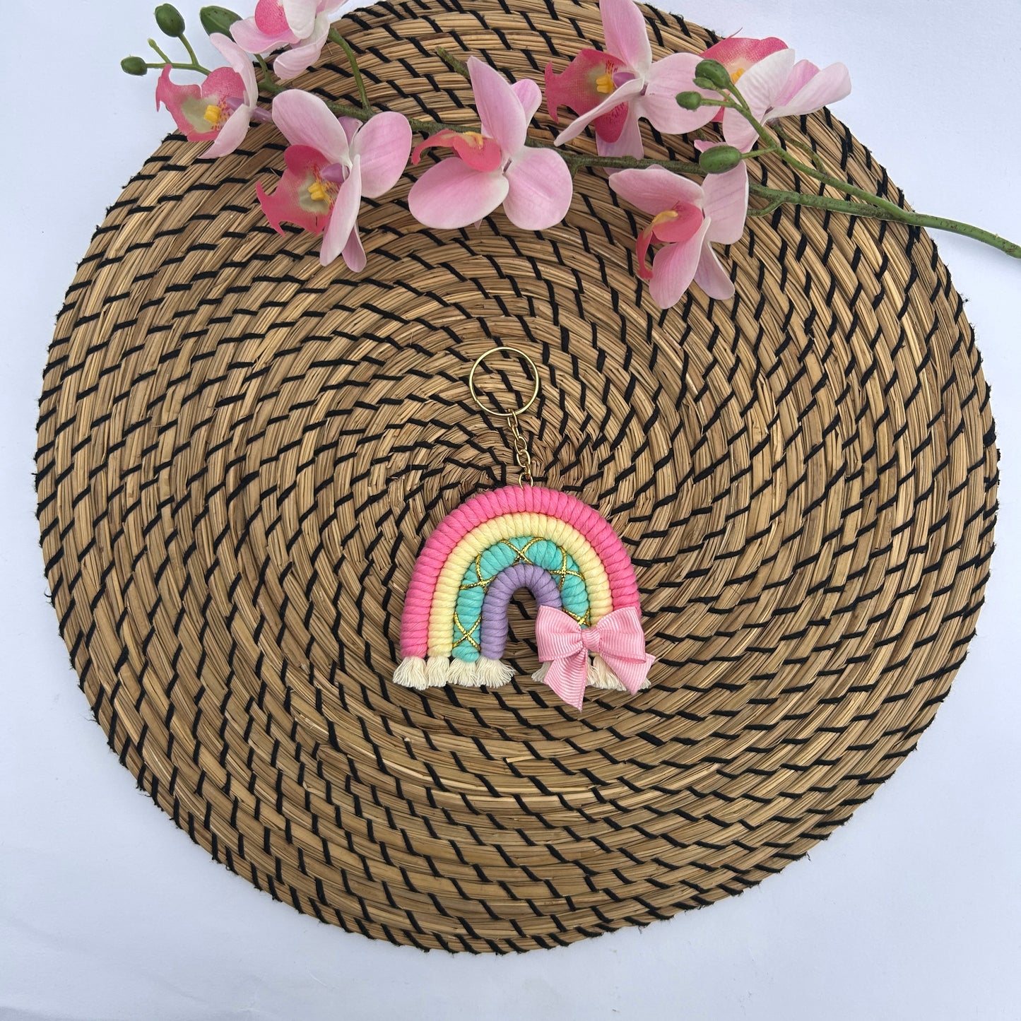 Regenbogen Anhänger Fluffy