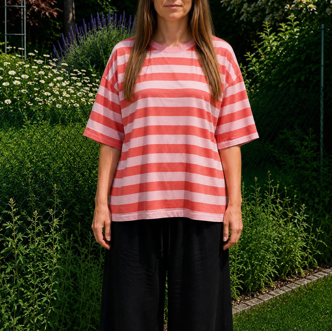 Oversize T-Shirt Big Stripes