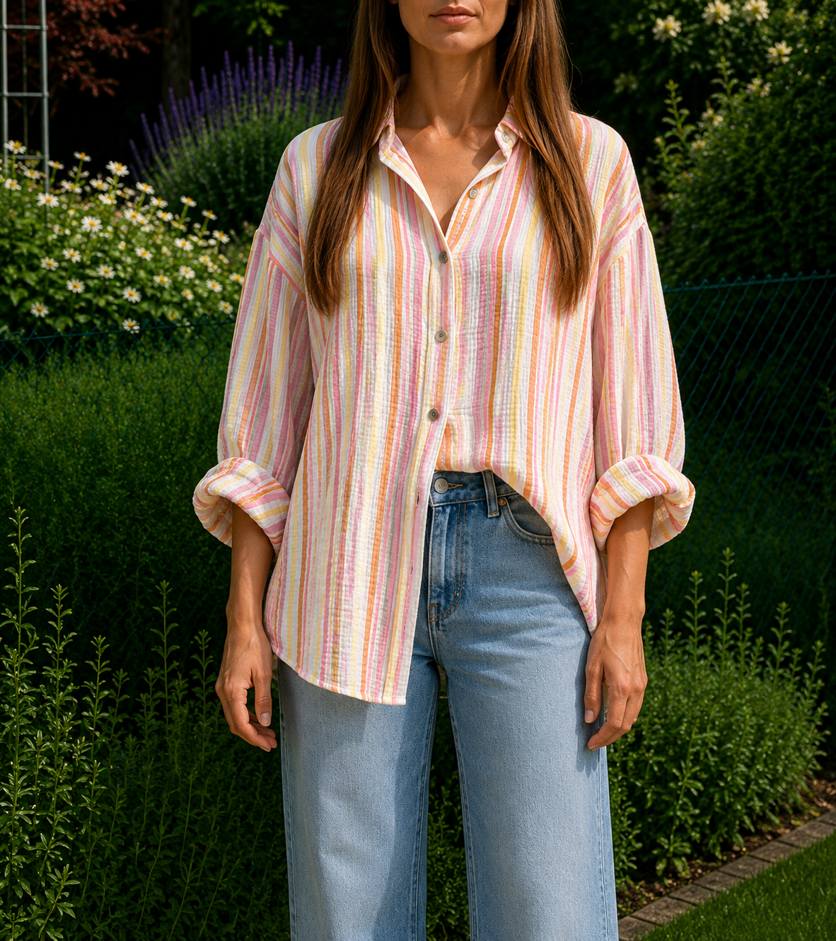 Musselinbluse