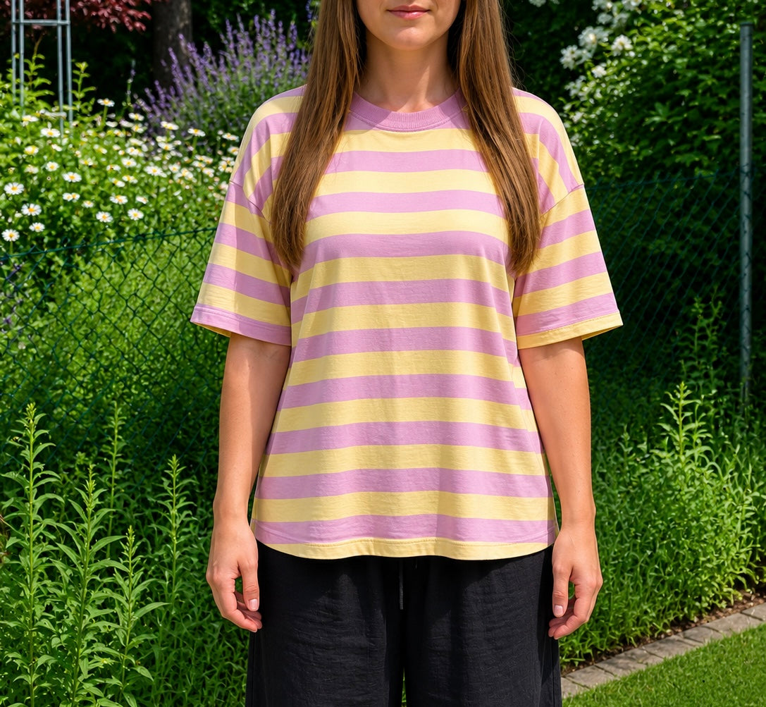 Oversize T-Shirt Big Stripes