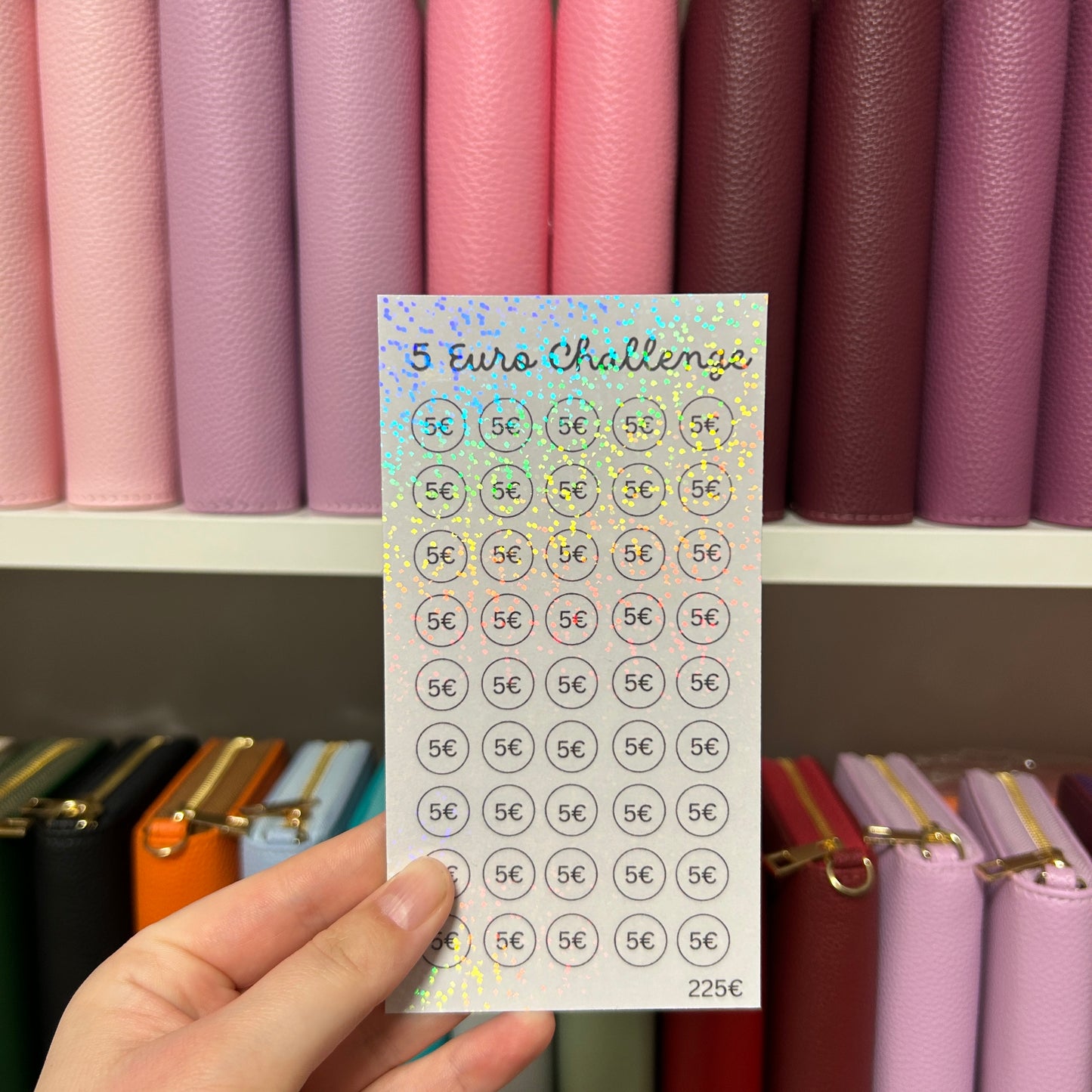 5 Euro Glitzer Sparchallenge