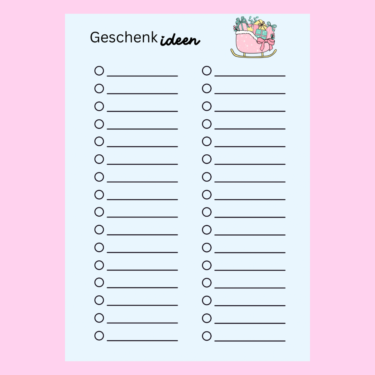 Weihnachtsplaner