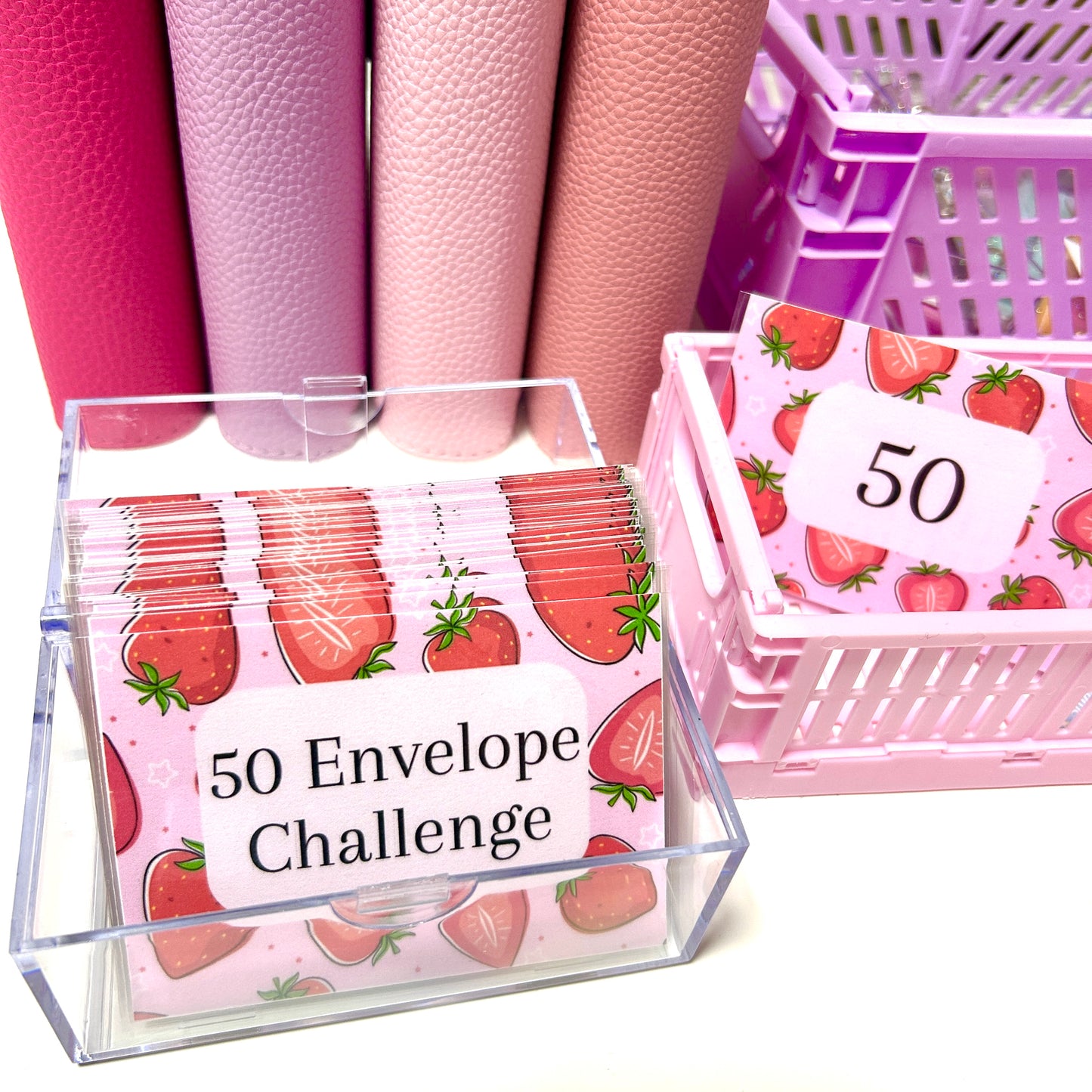 50 Envelope Challenge Strawberry Edition
