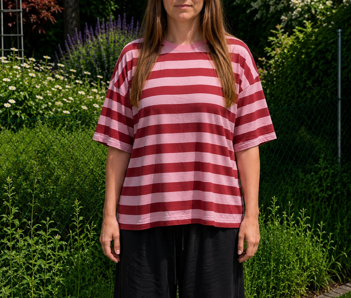 Oversize T-Shirt Big Stripes