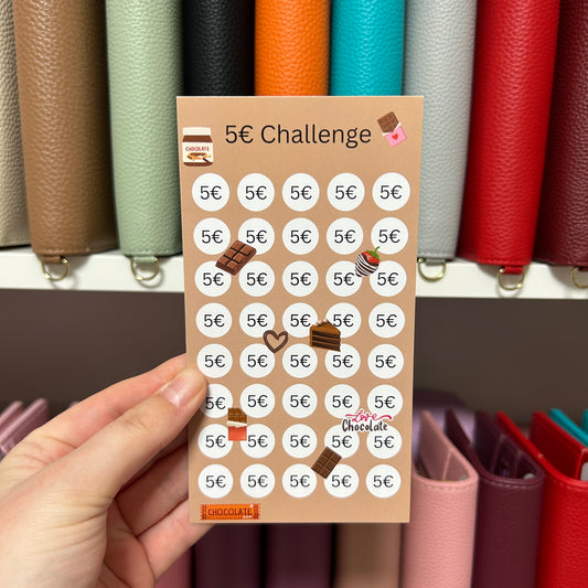5 Euro Schoko Sparchallenge