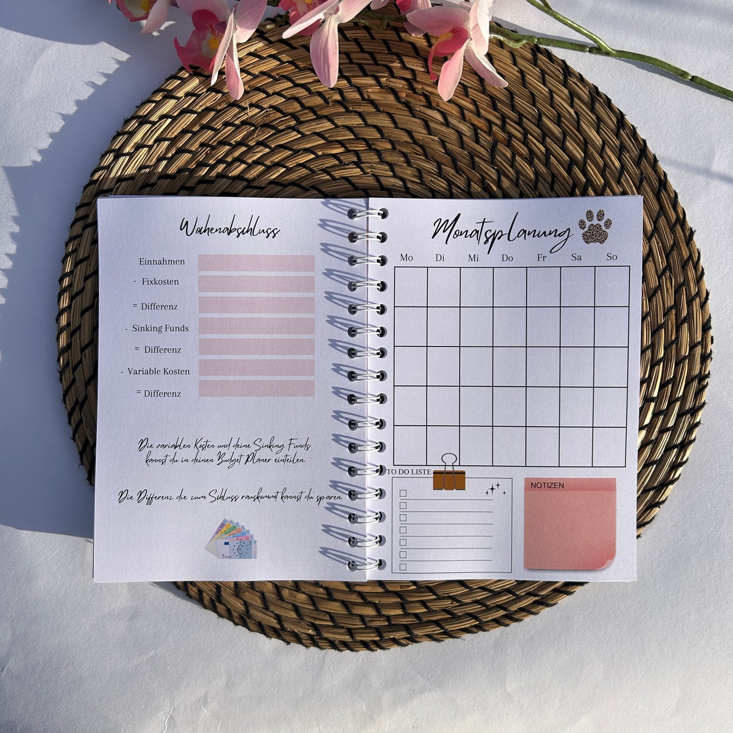 Leo A5 Budgetplaner Ringbuch