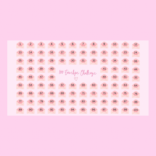 100 Envelope Sparchallenge A6