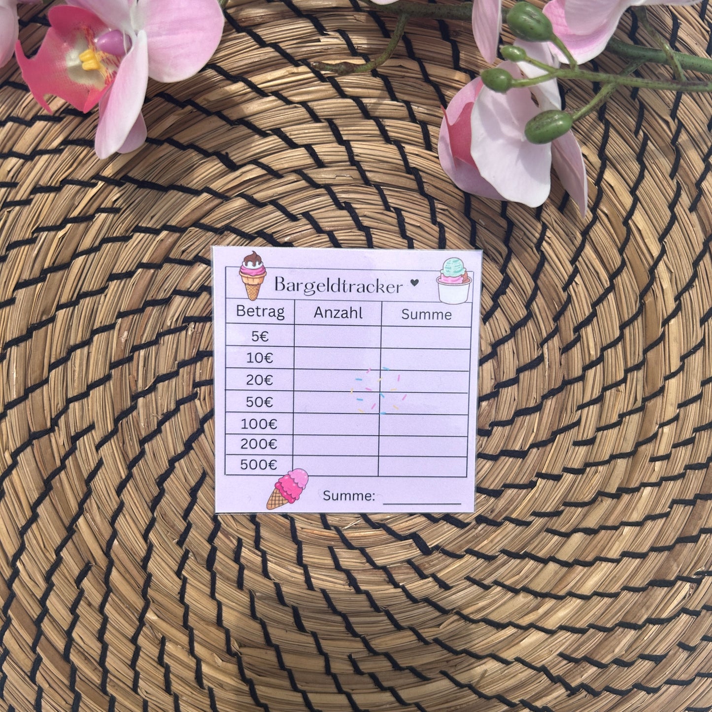 Ice cream Bargeld Tracker