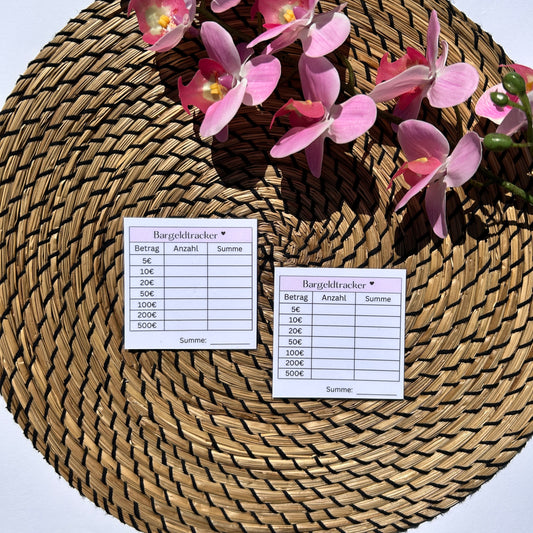 Bargeld Tracker rosa