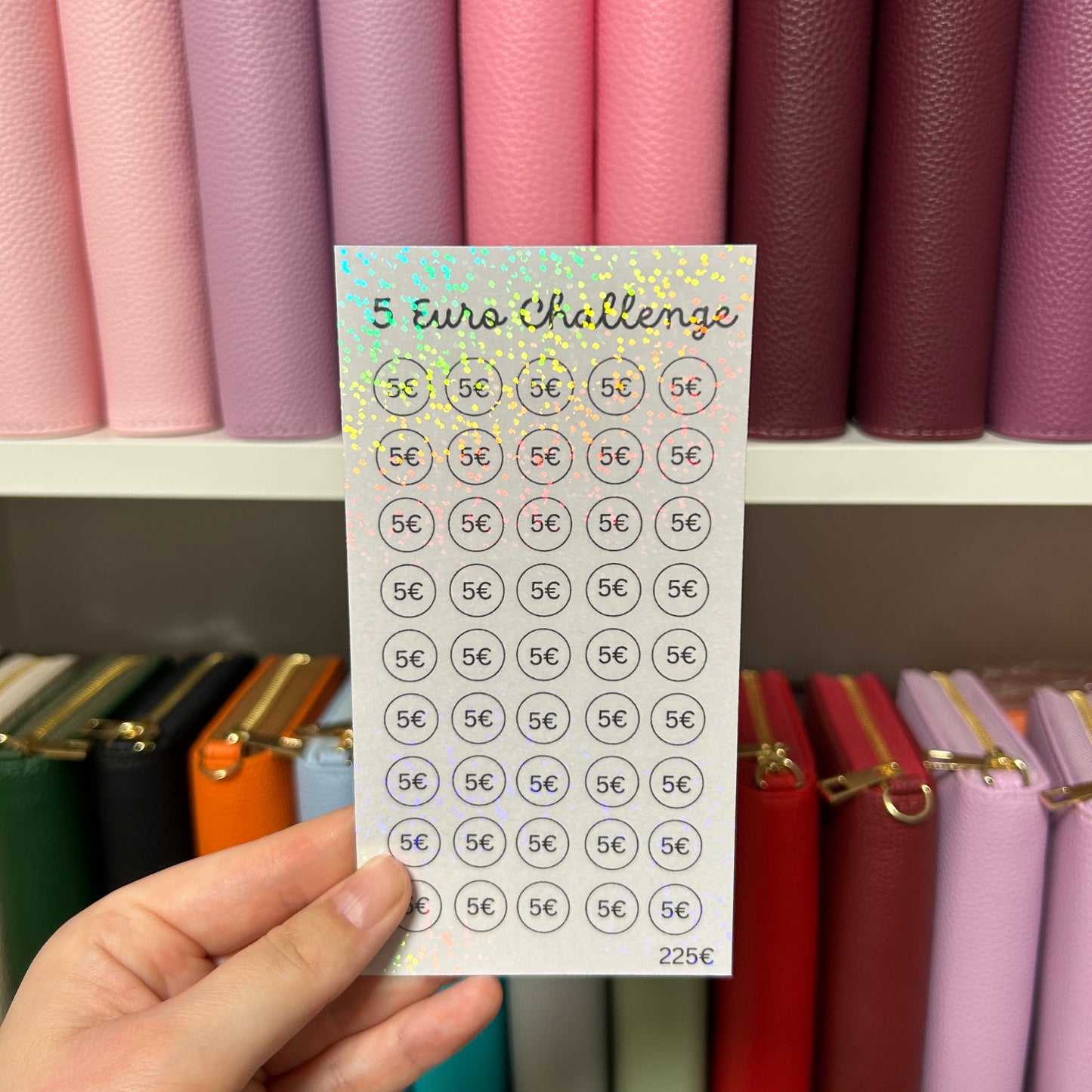 5 Euro Glitzer Sparchallenge