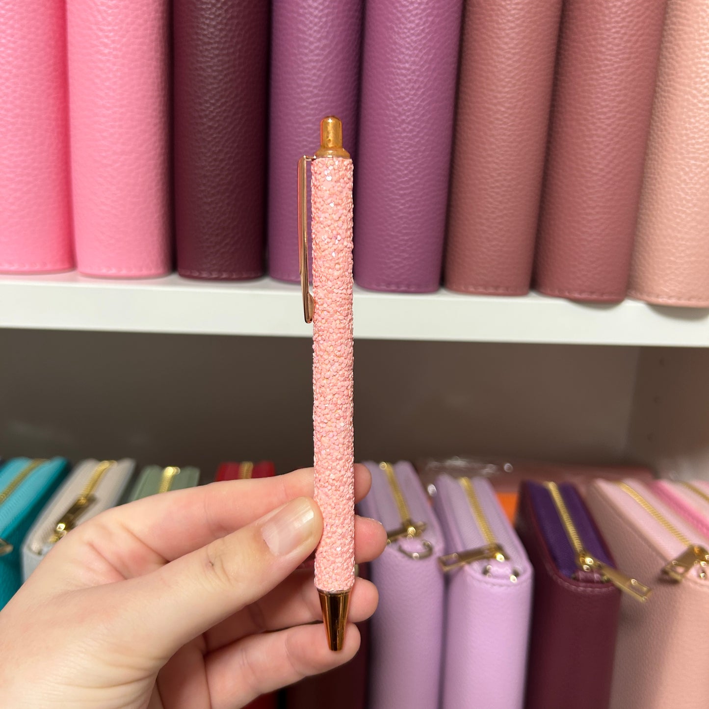 Glitzer Kugelschreiber