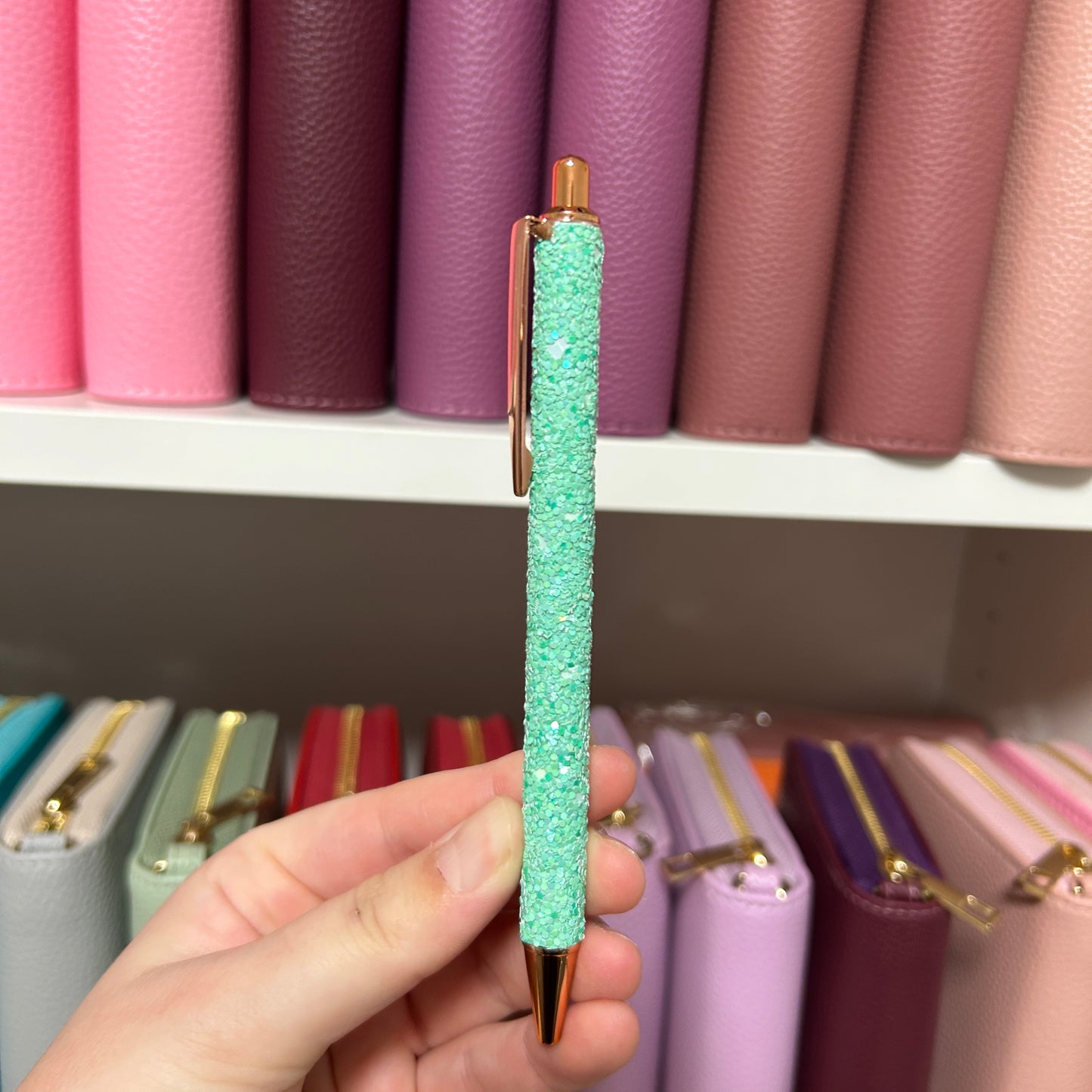 Glitzer Kugelschreiber