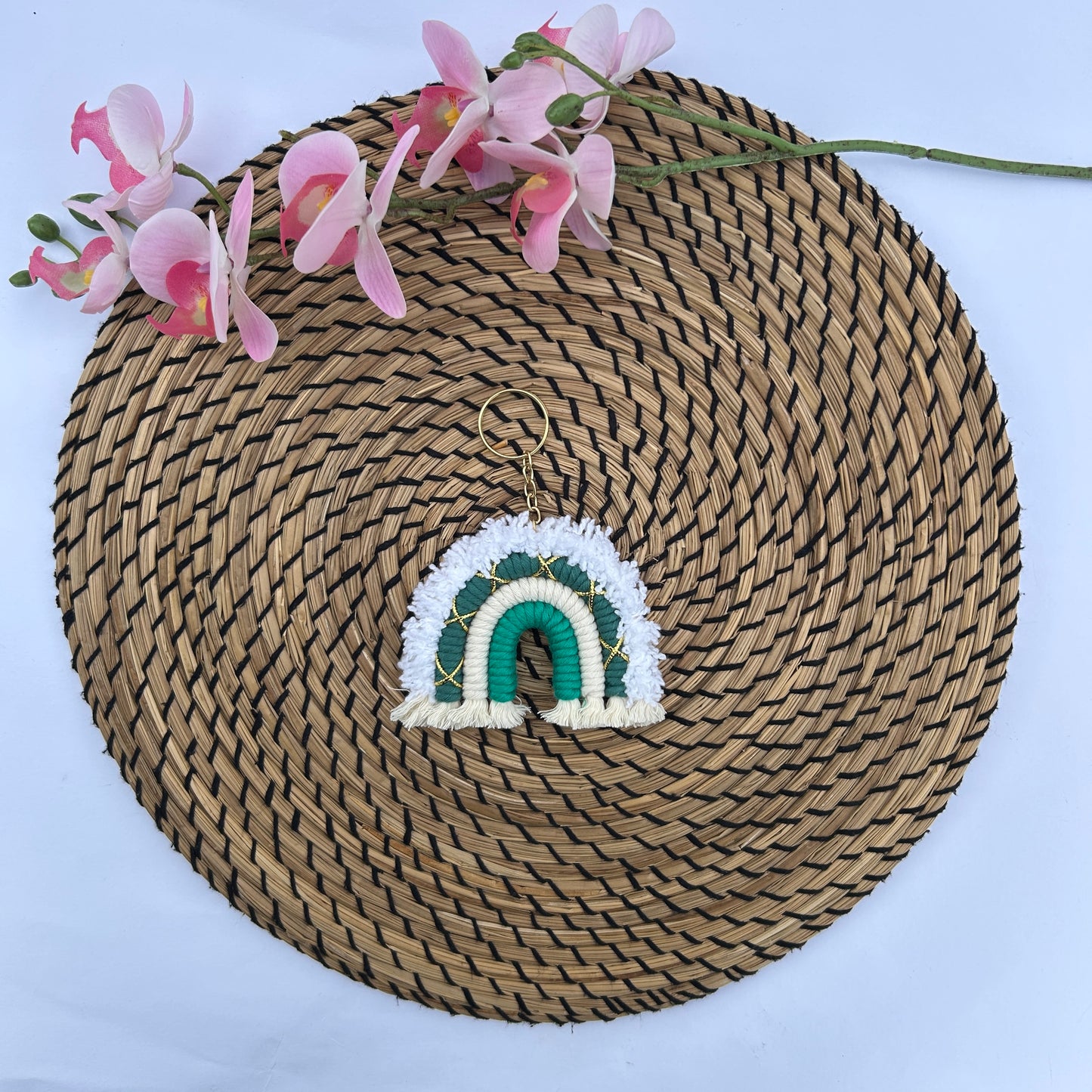 Regenbogen Anhänger Fluffy