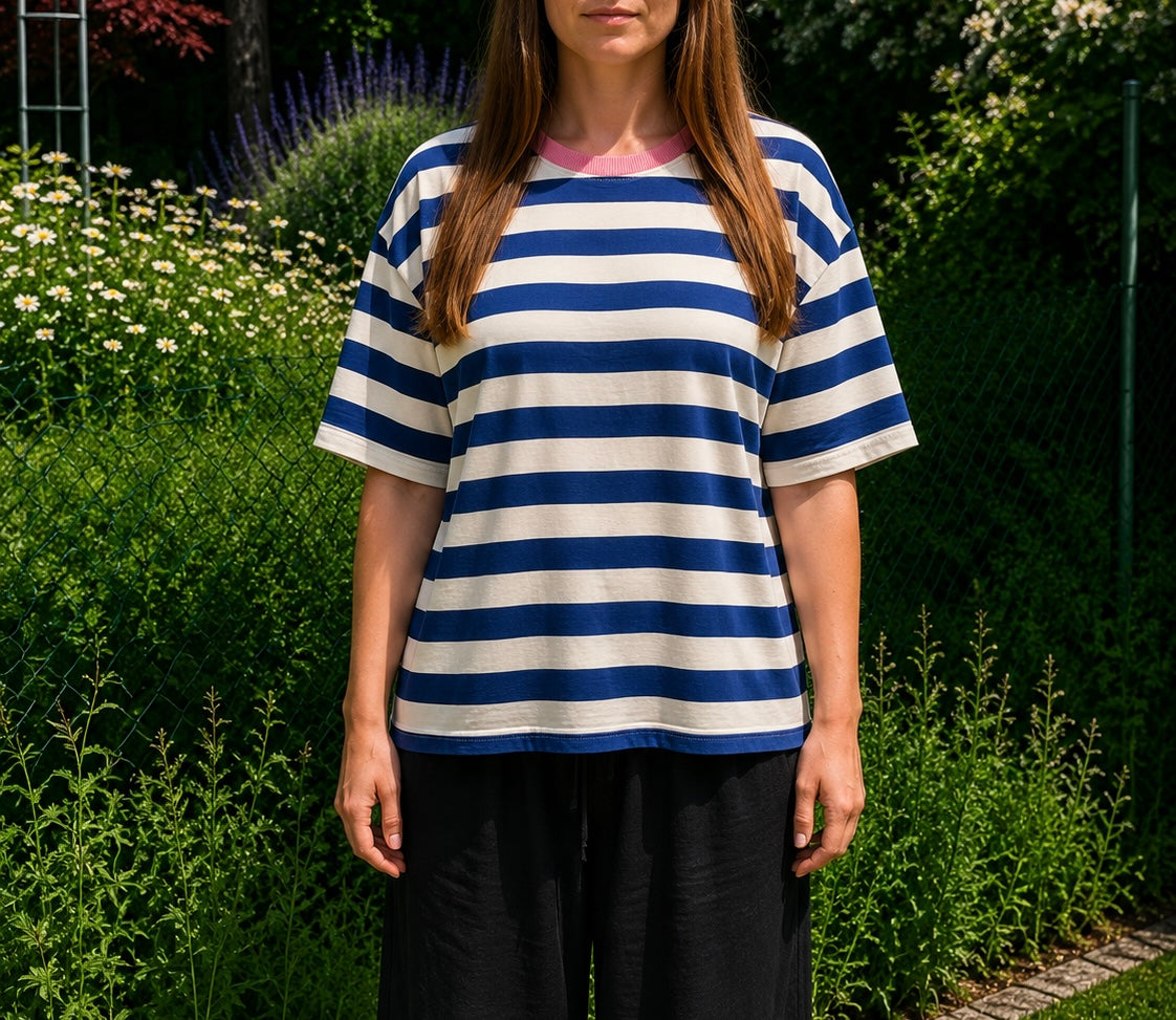 Oversize T-Shirt Big Stripes