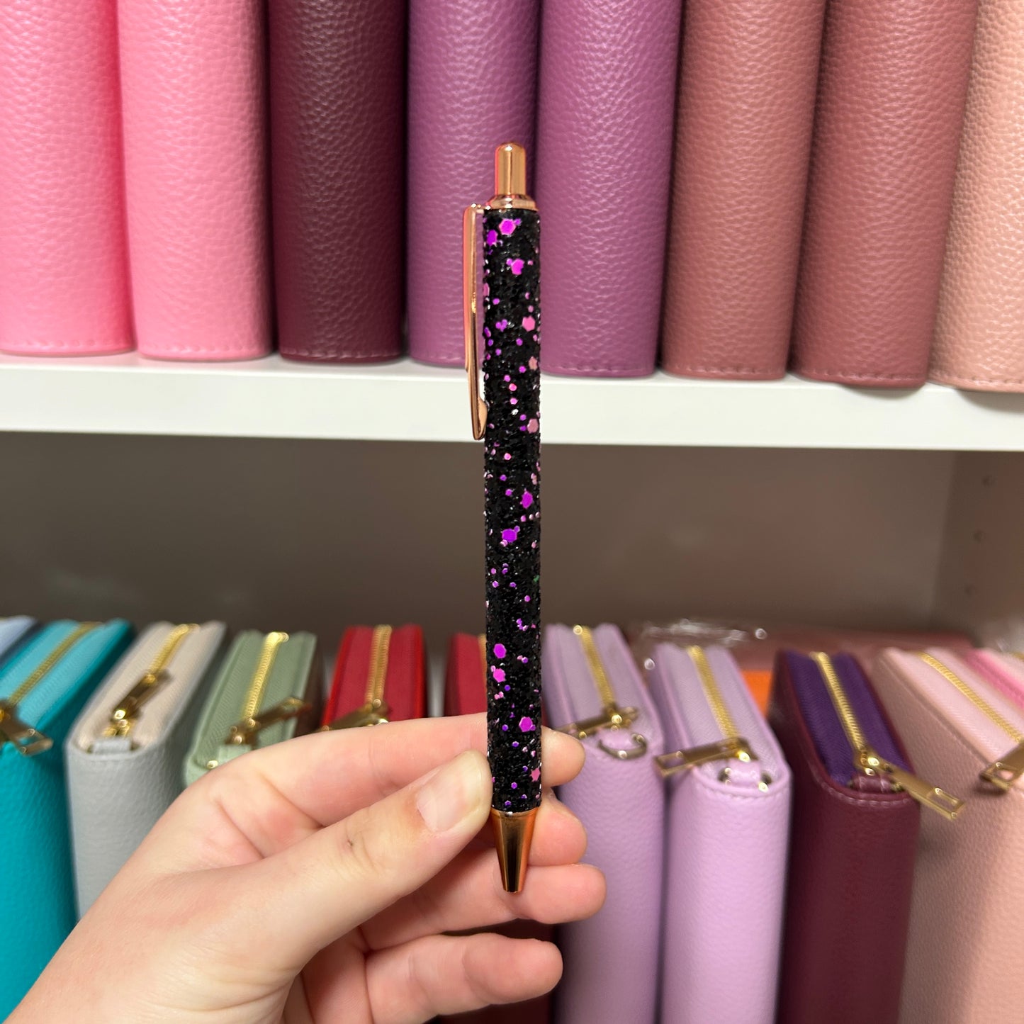 Glitzer Kugelschreiber