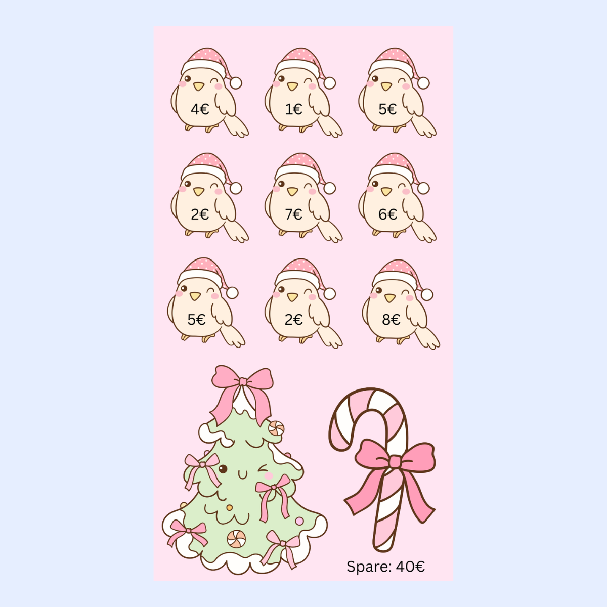 Weihnachtsbaum Sparchallenge