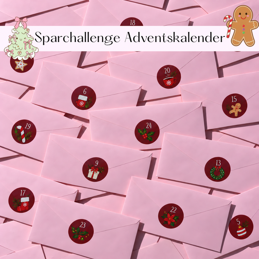 Sparchallenge Adventskalender Versand Anfang November